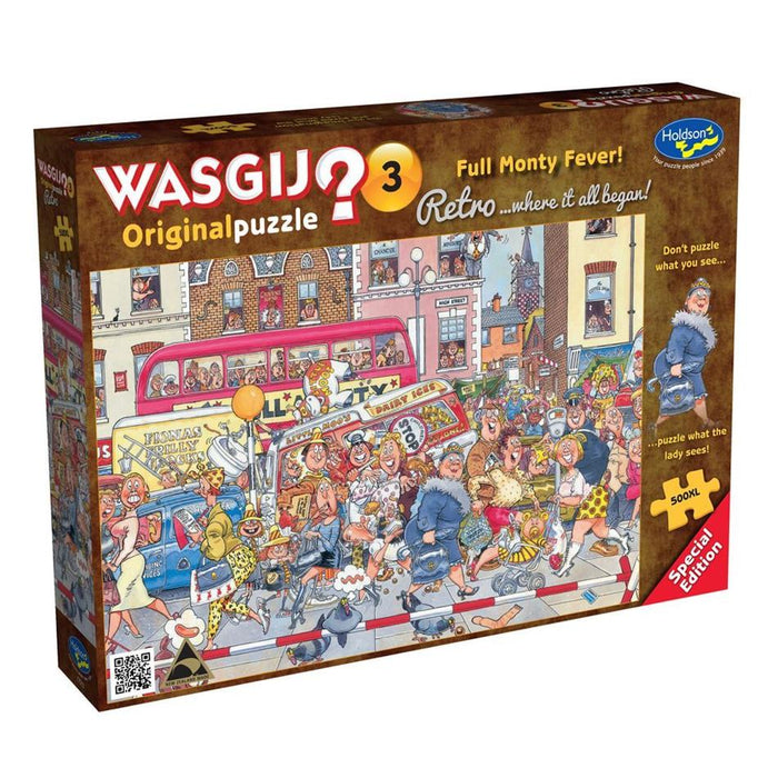 Holdson Puzzle - Wasgij Retro Original 3, 500XL pc (Full Monty Fever!)