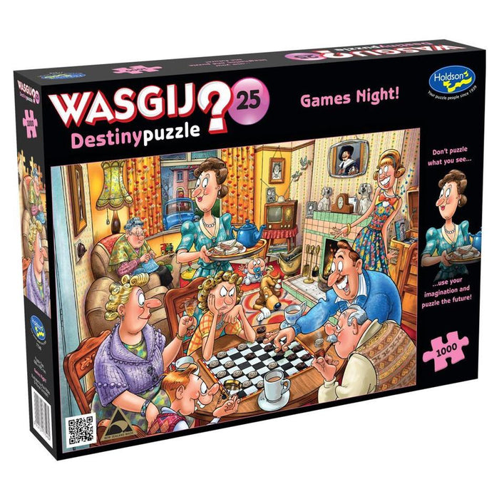 Holdson Puzzle - Wasgij Destiny 25 - 1000pc (Games Night!) 77548