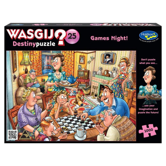 Holdson Puzzle - Wasgij Destiny 25 - 1000pc (Games Night!) 77548