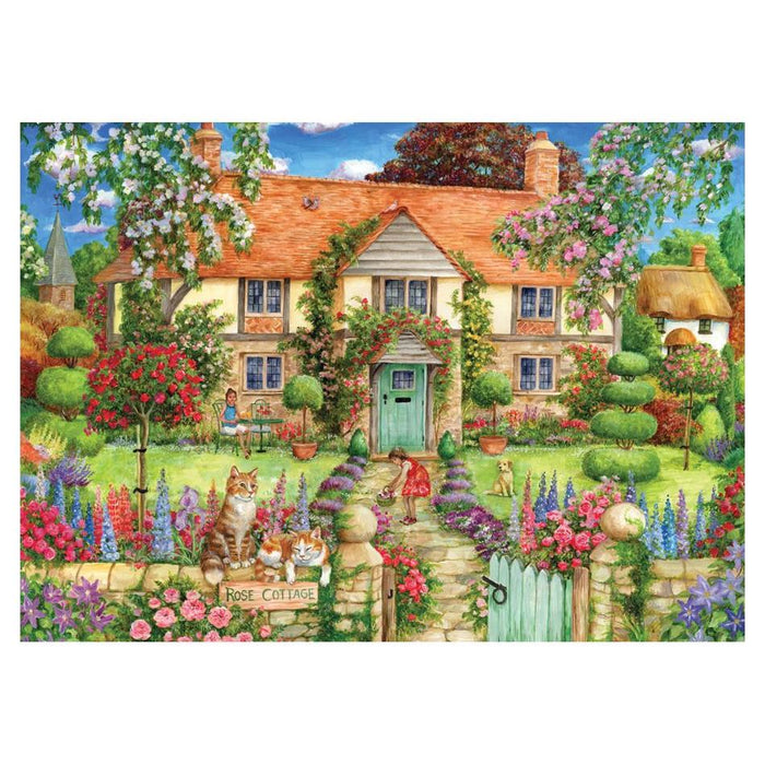Holdson Puzzle - Cottage Cuties 500pc XL (Rose Cottage) 77718