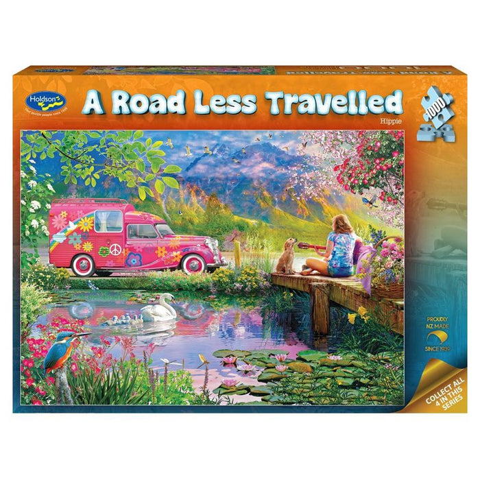 Holdson Puzzle - A Road Less Travelled, 1000pc (Hippie) 77746