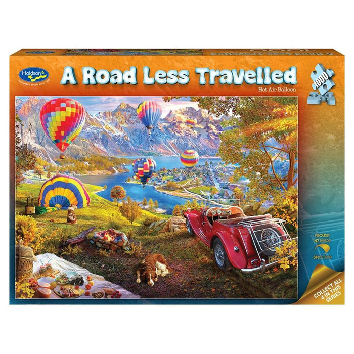 Holdson Puzzle - A Road Less Travelled, 1000pc (Hot Air Balloon)