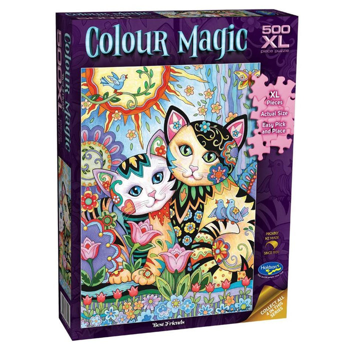 Holdson Puzzle - Colour Magic 500pc XL (Best Friends) 77752