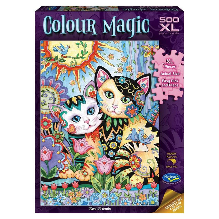 Holdson Puzzle - Colour Magic 500pc XL (Best Friends) 77752