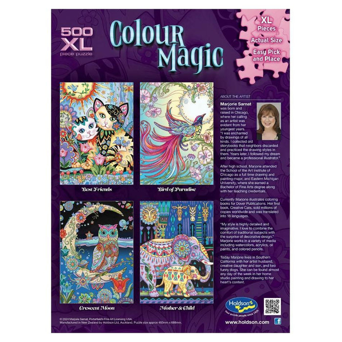 Holdson Puzzle - Colour Magic 500pc XL (Best Friends) 77752