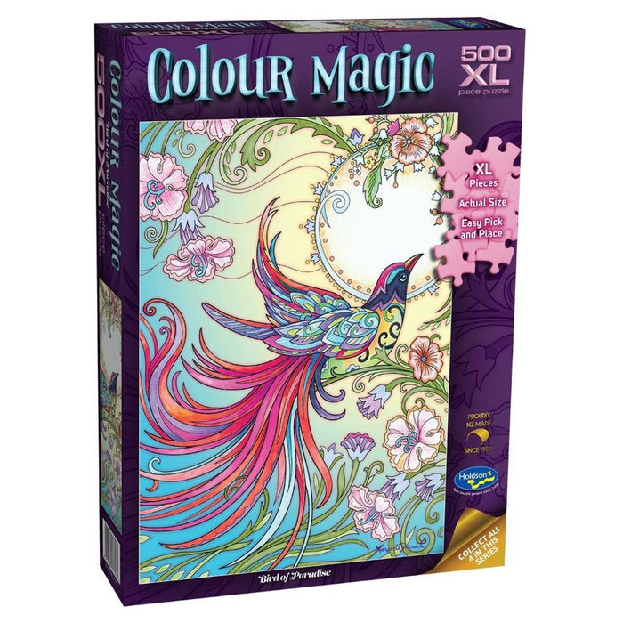 Holdson Puzzle - Colour Magic 500pc XL (Bird of Paradise) 77753