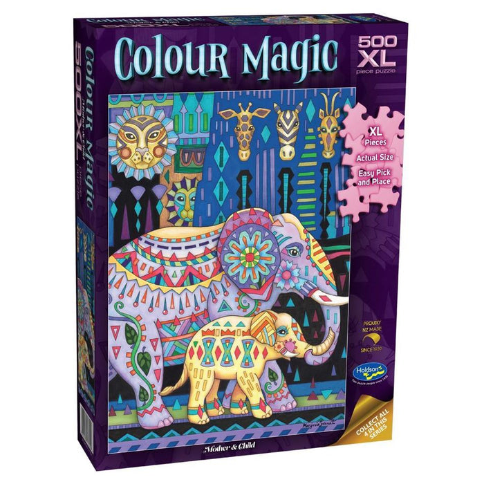 Holdson Puzzle - Colour Magic 500pc XL (Mother & Child) 77755