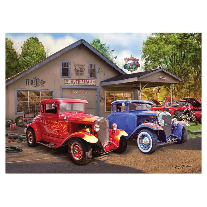 Holdson Puzzle - Back in the Fast Lane, 1000pc (Roadside Rods) 77790