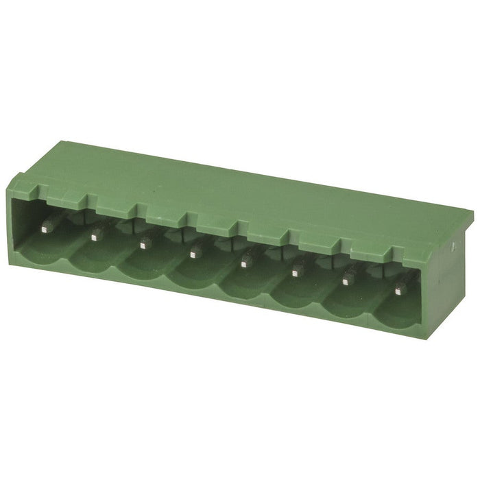 8 Pole PC Mount Pluggable Header - 5.08mm - Vertical - Folders