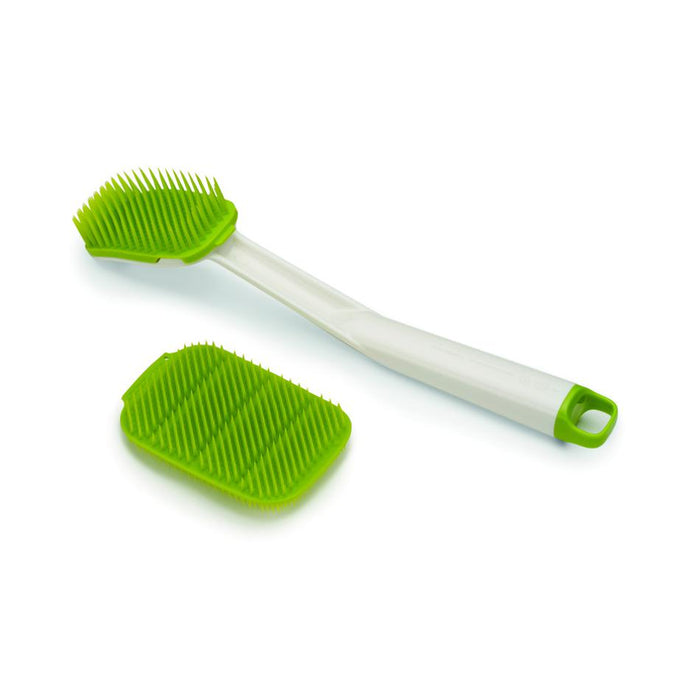 CleanTech Washing-up Brush & Scrubber Set - White / Green