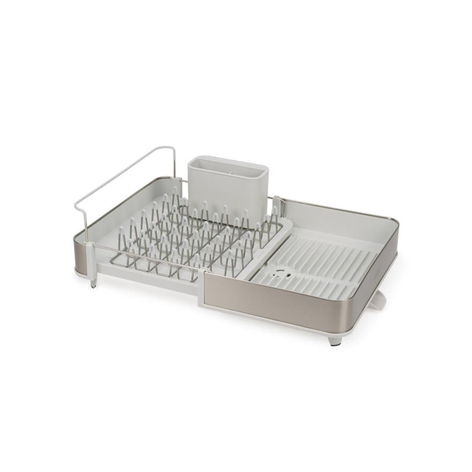 Joseph Joseph Extend Dish Rack Stainless Steel Stone 851692 1