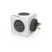 ALLOCACOC POWERCUBE OUTLET X 2 USB X 2 surge Grey_1