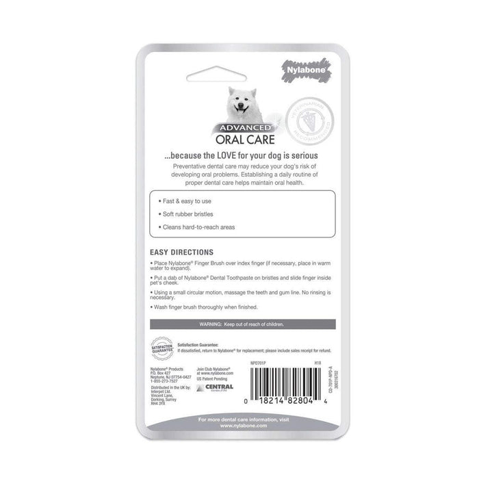 Advanced Oral Care Finger Brush | Nylabone 3