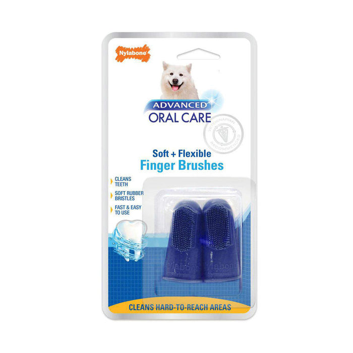 Advanced Oral Care Finger Brush | Nylabone 1