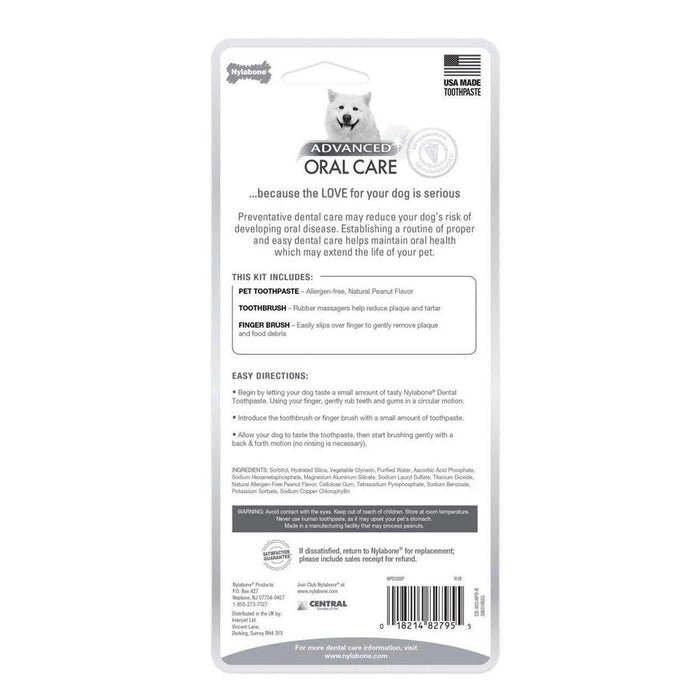 Advanced Oral Care Natural Dog Dental Kit | Nylabone 3