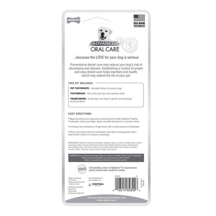 Advanced Oral Care Senior Dog Dental Kit | Nylabone 3