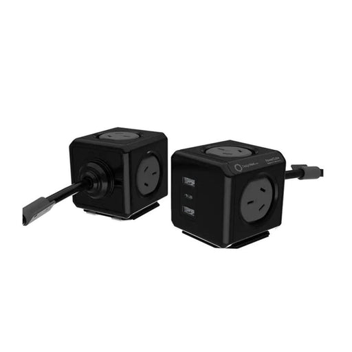 Allocacoc PowerCube Extended 4 Outlets 2 USB-A + 1 USB-C PD 20W with Surge 1.5M - Black_1