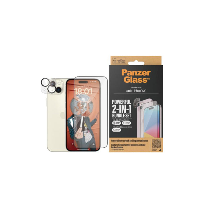 PanzerGlass 2 in 1 Protection Bundle iPhone 15 Plus B1136+2811