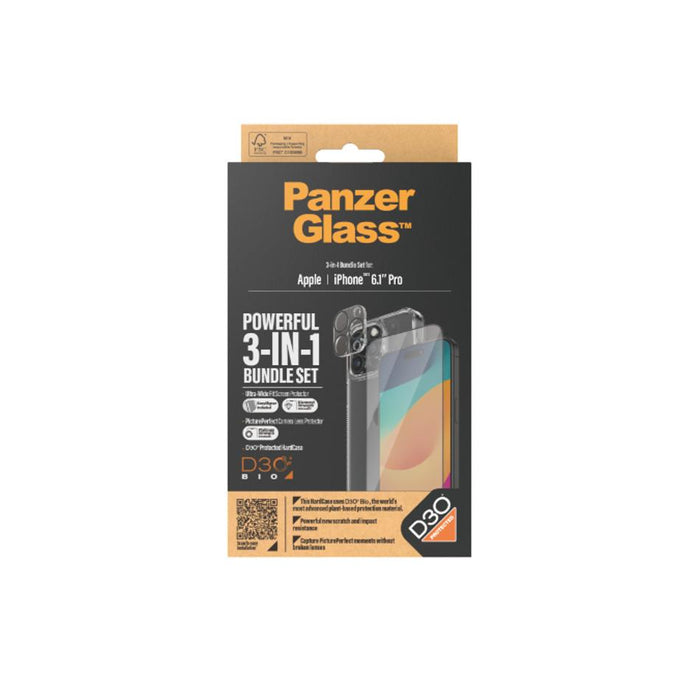 PanzerGlass 2 in 1 Protection Bundle iPhone 15 Pro B1137+2810