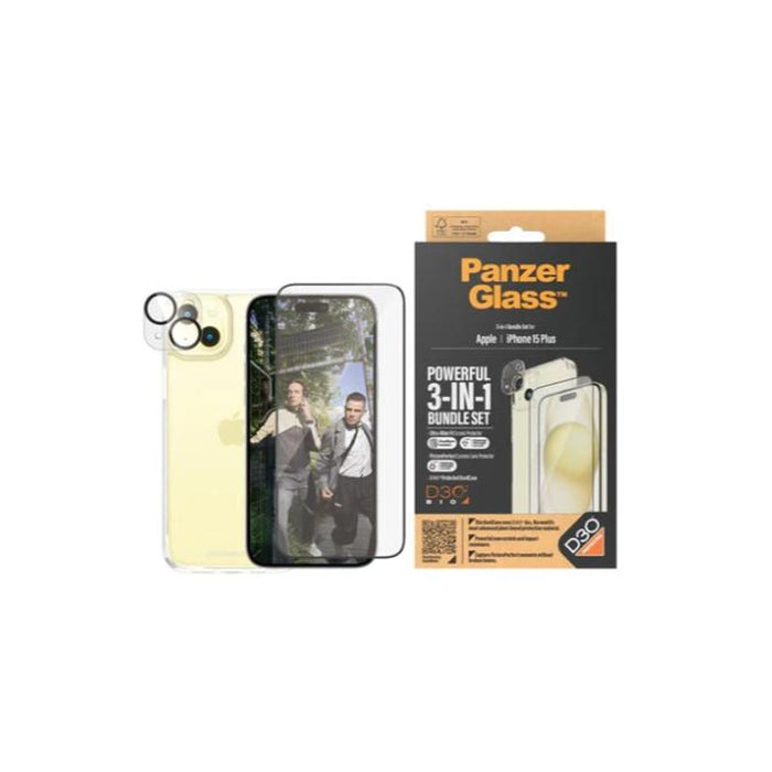 PanzerGlass 3 in 1 Protection Bundle iPhone 15 Plus B1174AUS+2811