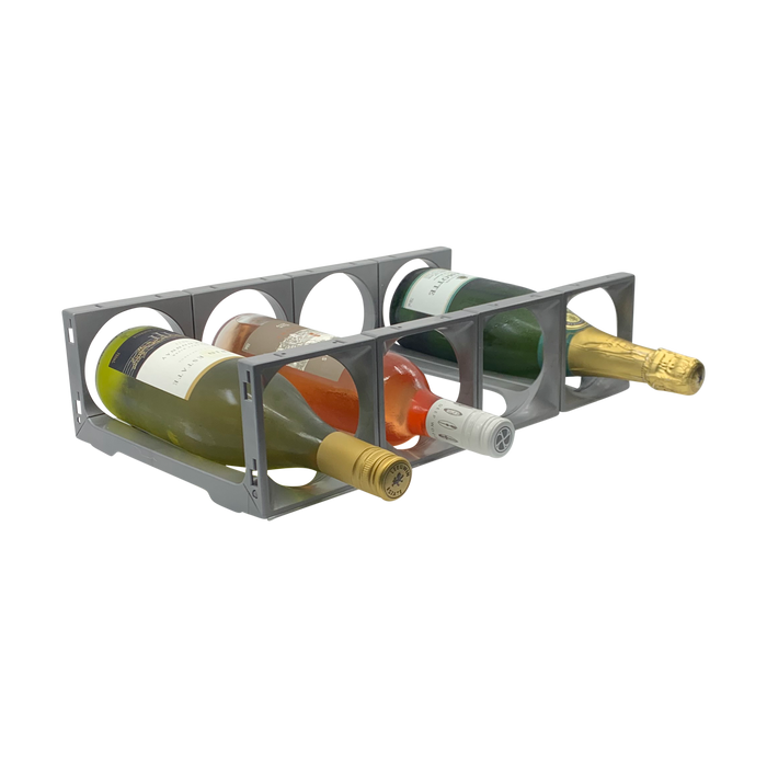 Winex Stakrax Wine Storage 4 Bottle Fridge Kit – Silver SX5004S