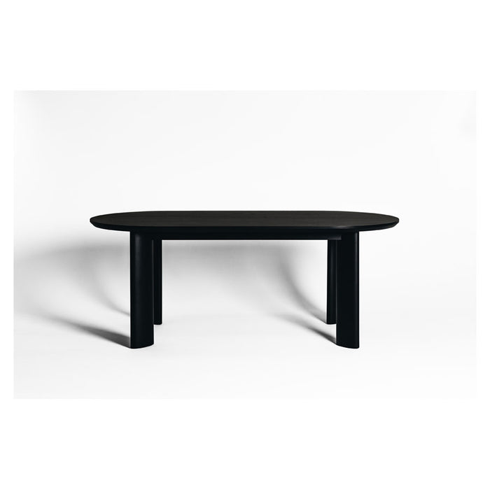 Kontur and Niles Six Seat Dining Suite Black oak