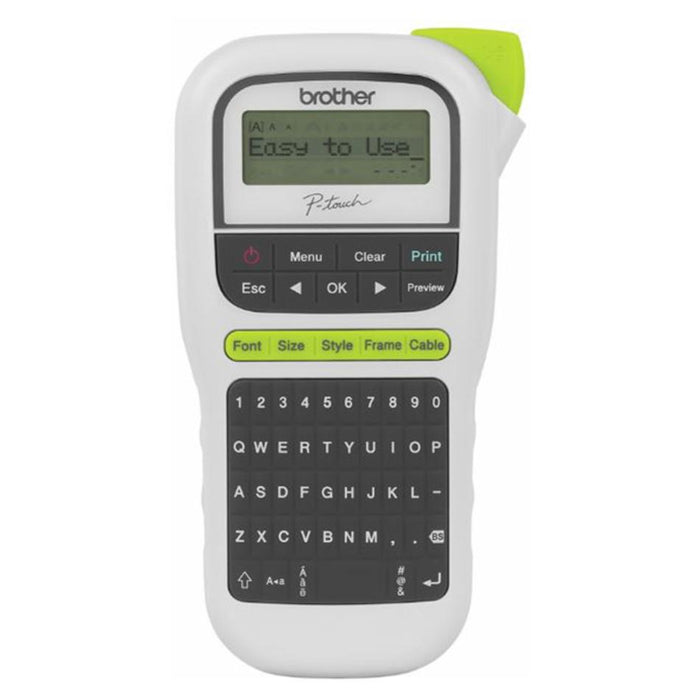 Brother Pth110 Durable P-Touch White Label Printer BPTH110WH