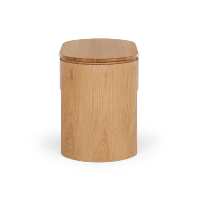 Furniture By Design Clover Natural Oak Bedside 1drw (Oak Top)_3