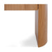 Furniture By Design Clover Natural Oak Bedside 1drw (Travertine Top)_5