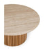 Rho Travertine Top Coffee Table 85rd (Natural Oak Base) BRMOONCOF12OT_4