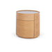 Furniture By Design Muse Natural Oak Bedside 2drw (Marble Top)_2