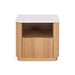 Furniture By Design Stash Natural Oak Bedside 1drw (Marble Top)_1
