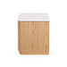 Furniture By Design Stash Natural Oak Bedside 1drw (Marble Top)_4