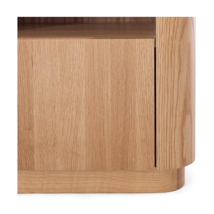 Furniture By Design Stash Natural Oak Bedside 1drw (Marble Top)_5