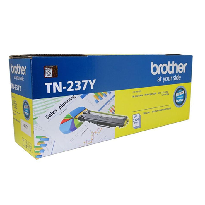 Brother Tn-237Y Yellow High Yield Toner Cartridge BTN237Y