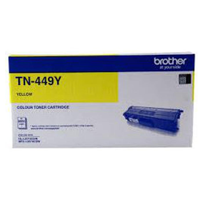Brother Tn-449Y Yellow High Yield Toner Cartridge BTN449Y