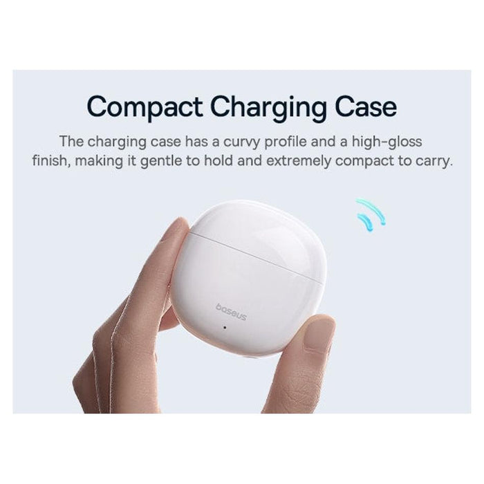 Baseus Bowie E13 True Wireless Earphones Moon White_3