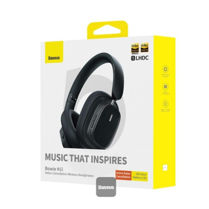 Baseus Bowie H1i Noise-Cancellation Wireless Headphones Cluster Black_6