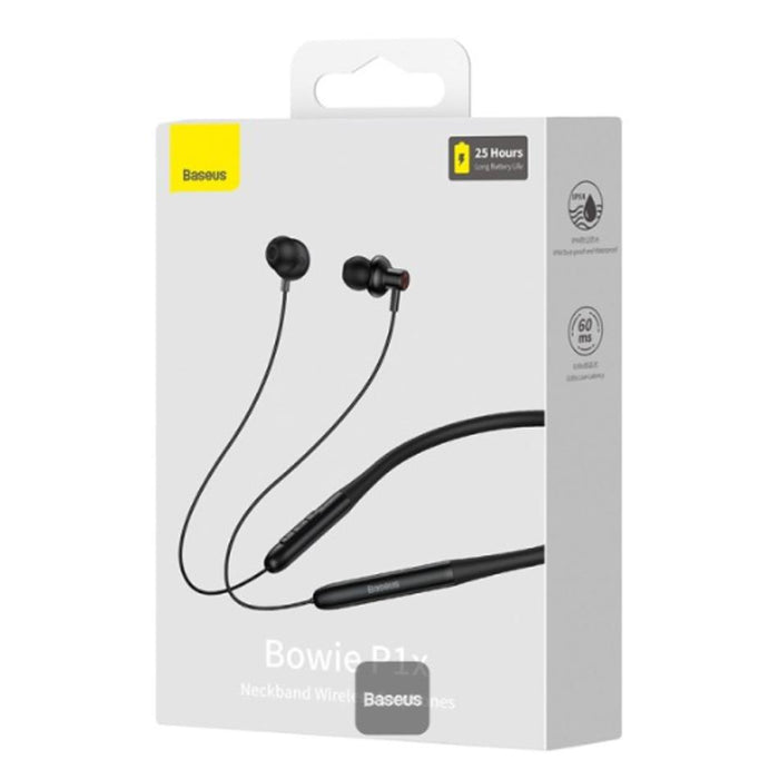 Baseus Bowie P1 Neckband Wireless Earphones Cluster Black_8