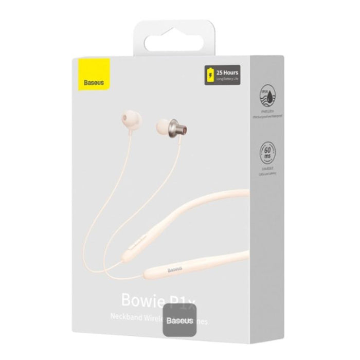 Baseus Bowie P1 Neckband Wireless Earphones Stellar White_9