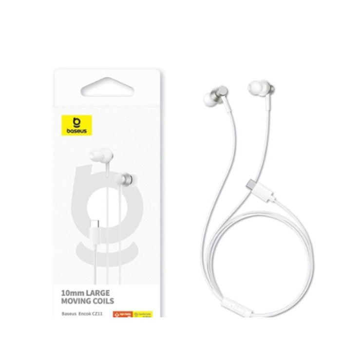 Baseus Encok CZ11 Wired Earphones Moon White_2