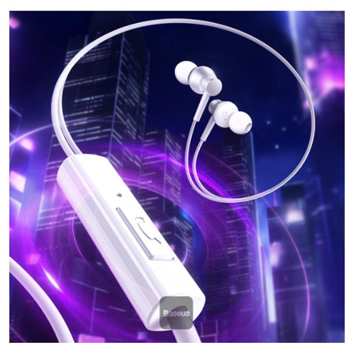 Baseus Encok HZ11 Wired Earphones Moon White_4