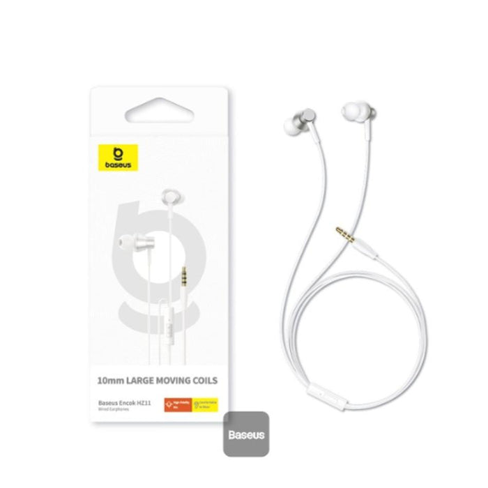 Baseus Encok HZ11 Wired Earphones Moon White_5