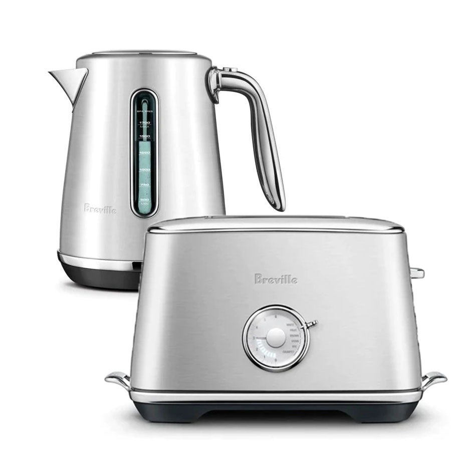 Stainless Steel Breville Motorised Toaster Luxe Toaster And Kettle