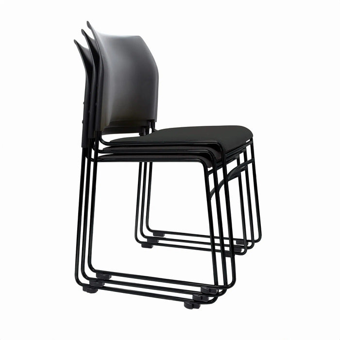 Buro Maxim Meeting Black P/C Frame Chair 3