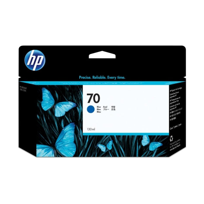 HP #70 130ml Blue Ink C9458A