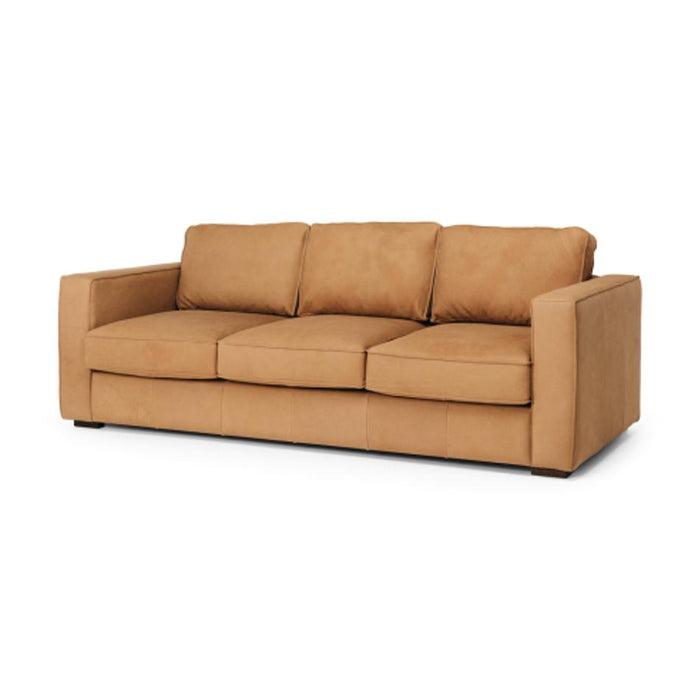 Furniture By Design Maury 3-Seater in Tobacco Leather CAR1672SCBR_5