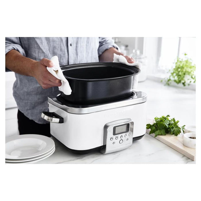 GreenPan Slow Cooker 6L  - Cloud Cream CC005724