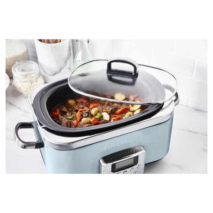 GreenPan Slow Cooker 6L  - Blue Haze CC005725