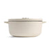 KitchenAid Almond Cream Covered Round Casserole 26cm/5.2L CC006059_2